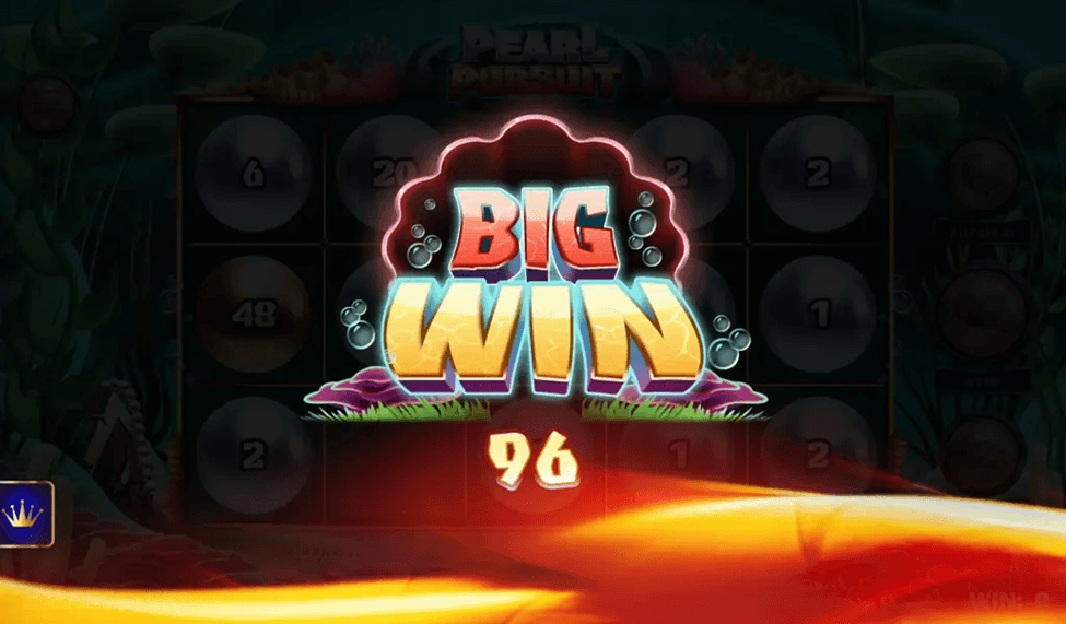 Big Win Sign on Ignition Casino Pearl Pursuit Hot Drop Jackpots slot game