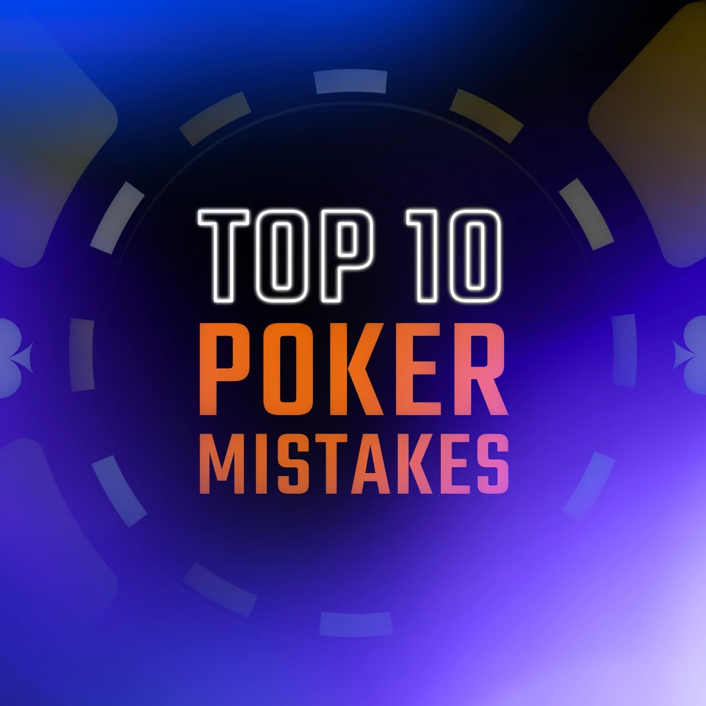 Top 10 Fish Mistakes In Poker