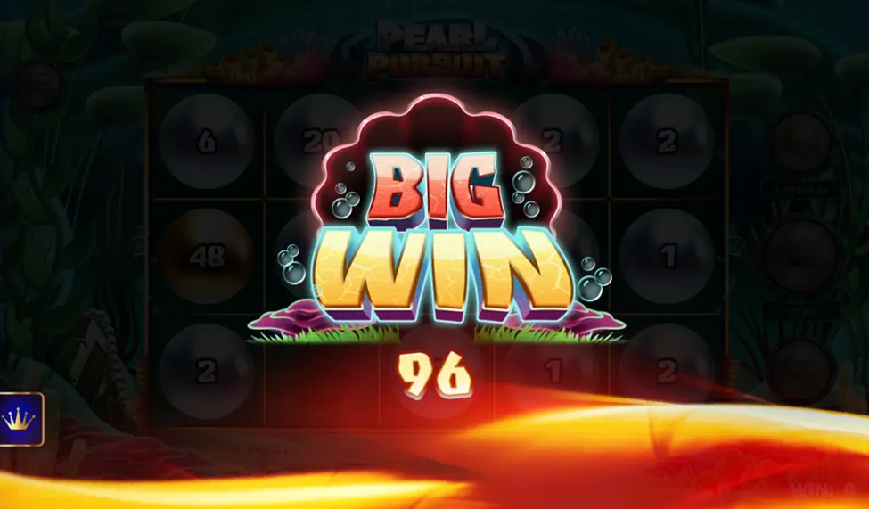 Big Win Sign on Ignition Casino Pearl Pursuit Hot Drop Jackpots slot game
