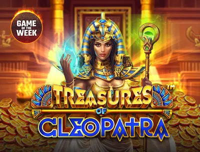 Treasures of Cleopatra slots game Ignition Casino game of the week